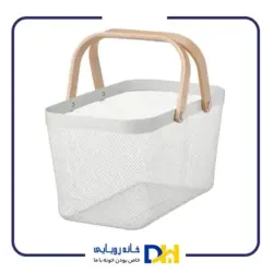 سبد دسته چوبی بزرگ ایکیا RISATORP