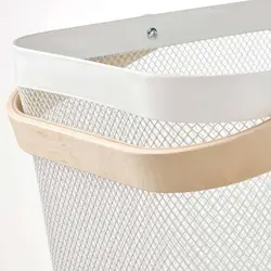 سبد دسته چوبی بزرگ ایکیا RISATORP