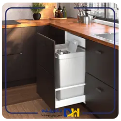 سطل خاکستری ۳۵ لیتری ایکیا HALLBAR - گالری خانه رویایی