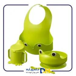 ست ظروف کودک طرح قورباغه ایکیا MATA - گالری خانه رویایی