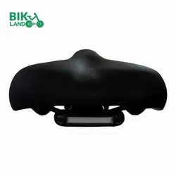 زین دوچرخه پهن چراغ دار مدل شارژی سایز 26