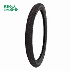 لاستیک دوچرخه یزد تایر مدل گل ابریشمی NO.02 سایز 2.35*26