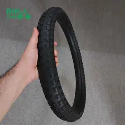 لاستیک دوچرخه فوم توپر مدل مشکی سایز 20