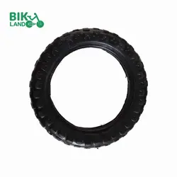 لاستیک دوچرخه فوم توپر مدل مشکی سایز 12