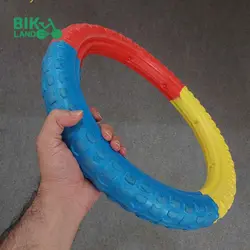 لاستیک دوچرخه فوم توپر مدل رنگی سایز 16