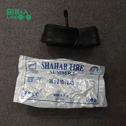 تیوپ دوچرخه شهاب مدل 60 میل ( 5 سانت) سايز 26x2.10/2.40