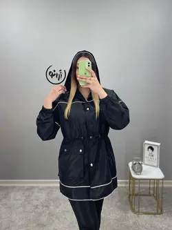 بارانی پاییزه مغزی دوزی شده کد 1025