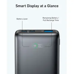 پاور بانک فست شارژ انکر مدل A1249(ظرفیت 10000میلی آمپر،25وات) | Anker 533 powerbank(10000mAh) A1249