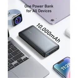پاور بانک فست شارژ انکر مدل A1249(ظرفیت 10000میلی آمپر،25وات) | Anker 533 powerbank(10000mAh) A1249