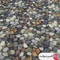 موکت چاپی طرح سنگی