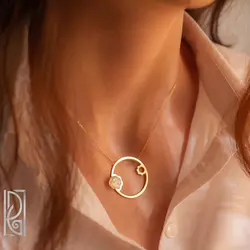 گردنبند  گل صدف