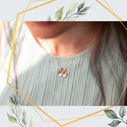 گردنبند شبدر درخشان