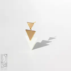 گوشواره مثلث و صدف
