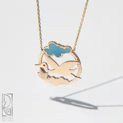 گردنبند لک لک و ابر