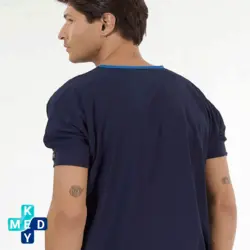 اسکراب ترک برند cizgi medikal مدل گری پلاس GREYS PLUS 2023 رنگ سرمه ای - کی مد