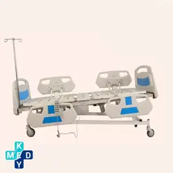 تخت بیمارستانی سه شکن برقی با قابلیت تنظیم ارتفاع و قابلیت تنظیم شیب - کی مد