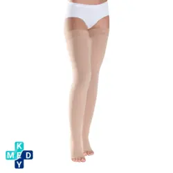 جوراب واریس بالای ران مدل CO2 AG ترمو (کتان) سیگواریس - کی مد