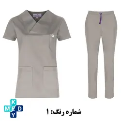 اسکراب شلوار مونوتیپ مدل یقه پاکتی در رنگ های مختلف - کی مد