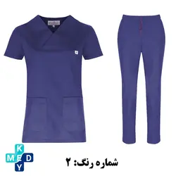 اسکراب شلوار مونوتیپ مدل یقه پاکتی در رنگ های مختلف - کی مد