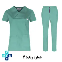 اسکراب شلوار مونوتیپ مدل یقه پاکتی در رنگ های مختلف - کی مد