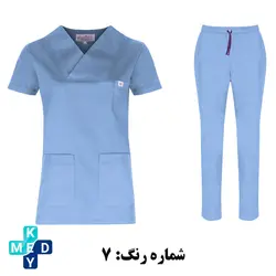 اسکراب شلوار مونوتیپ مدل یقه پاکتی در رنگ های مختلف - کی مد