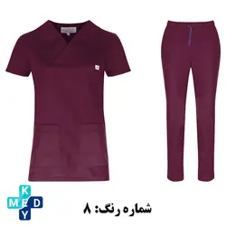 اسکراب شلوار مونوتیپ مدل یقه پاکتی در رنگ های مختلف - کی مد