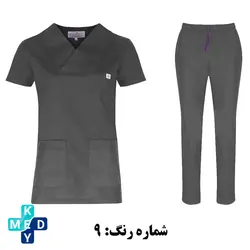 اسکراب شلوار مونوتیپ مدل یقه پاکتی در رنگ های مختلف - کی مد