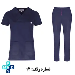 اسکراب شلوار مونوتیپ مدل یقه پاکتی در رنگ های مختلف - کی مد