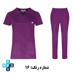 اسکراب شلوار مونوتیپ مدل یقه پاکتی در رنگ های مختلف - کی مد