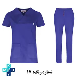 اسکراب شلوار مونوتیپ مدل یقه پاکتی در رنگ های مختلف - کی مد