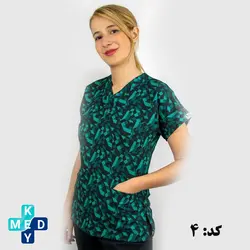 اسکراب پزشکی طرح دار برند Nur Medikal ترکیه - کی مد