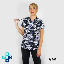 اسکراب پزشکی طرح دار برند Nur Medikal ترکیه - کی مد