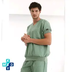 اسکراب ترک برند cizgi medikal مدل گری پلاس GREYS PLUS رنگ سبز پسته ای - کی مد