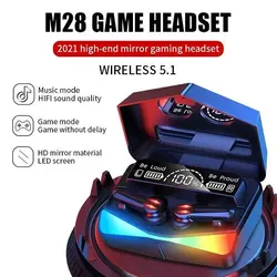 هدفون بلوتوثی گیمینگ m28 - مای ایرپادز