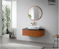 کابینت و روشویی طرح چوب کازابلانکا Casablanca 900 ابعاد 52 * 89 سانتیمتر