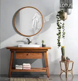کابینت و روشویی طرح چوب ویوالدی Vivaldi ابعاد 54 * 120 سانتیمتر