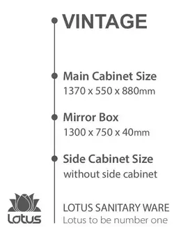 کابینت و روشویی طرح چوب وینتیج Vintage ابعاد 55 * 137 سانتیمتر