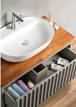 کابینت و روشویی طرح آرت دکو پاندورا Pandora ابعاد 45 * 87 سانتیمتر