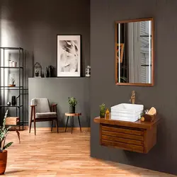 کابینت و روشویی طرح چوب Felorida-900