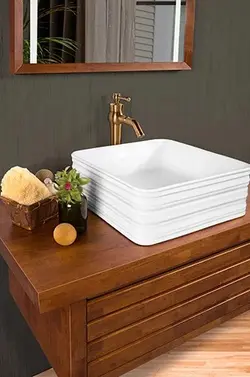 کابینت و روشویی طرح چوب Felorida-900