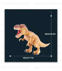 ربات دایناسور تیرکس دودزا،تخم گذار،پروژکتوری،حرکتی سایز بزرگ