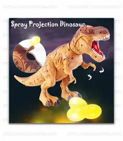 ربات دایناسور تیرکس دودزا،تخم گذار،پروژکتوری،حرکتی سایز بزرگ