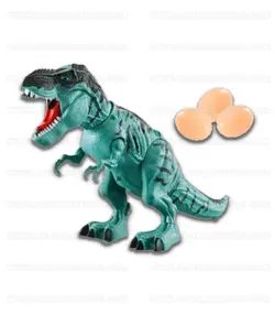 ربات دایناسور تیرکس دودزا،تخم گذار،پروژکتوری،حرکتی سایز بزرگ