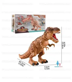 ربات دایناسور تیرکس دودزا،تخم گذار،پروژکتوری،حرکتی سایز بزرگ