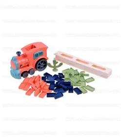 قطار دومینو چین حرکتی موزیکال و باطری خور