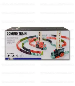 قطار دومینو چین حرکتی موزیکال و باطری خور