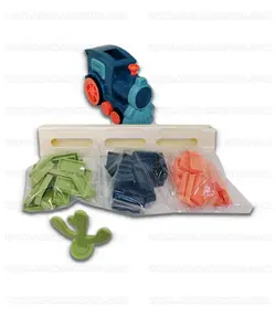 قطار دومینو چین حرکتی موزیکال و باطری خور