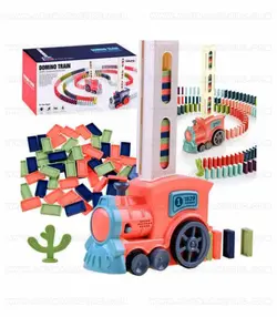 قطار دومینو چین حرکتی موزیکال و باطری خور