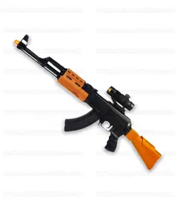 تفنگ کلاشینکف لیزردار باطری خور 82 سانتی