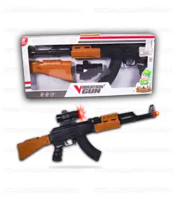 تفنگ کلاشینکف لیزردار باطری خور 82 سانتی